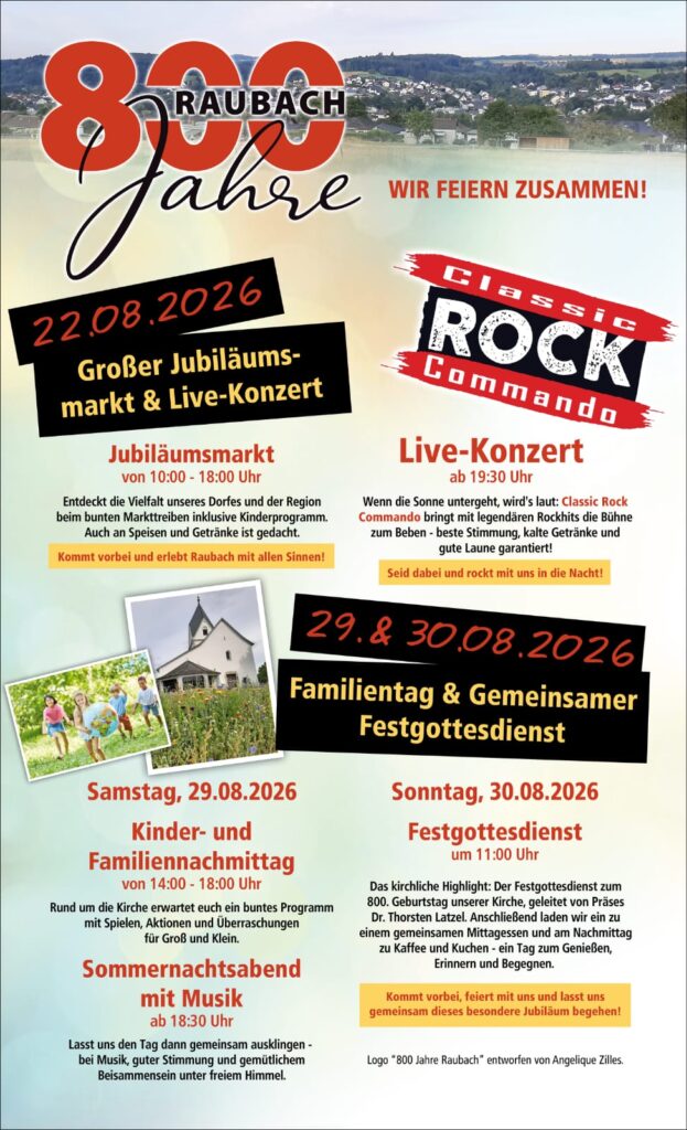 Flyer 800 Jahr Feier