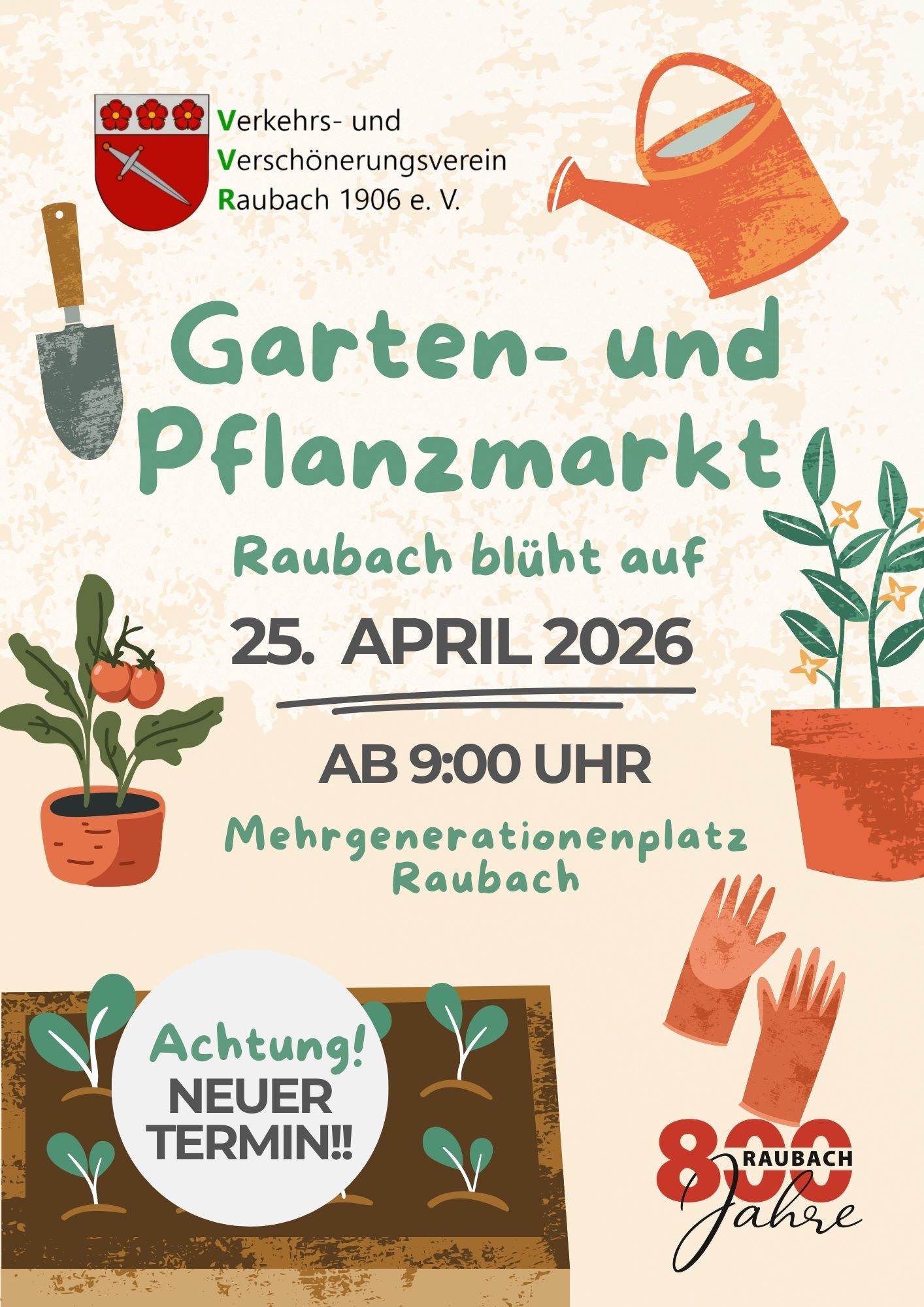 Flyer Garten- und Pflanzmarkt