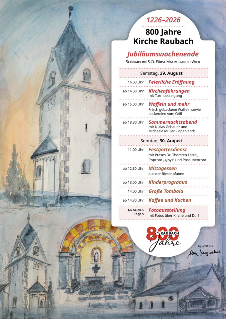 Plakat Festwochenende Kirche